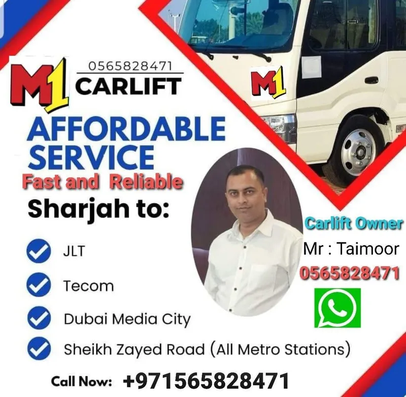 Taimoor Mughal — CarLift Sharjah to Dubai owner, Sharjah to Dubai car lift service